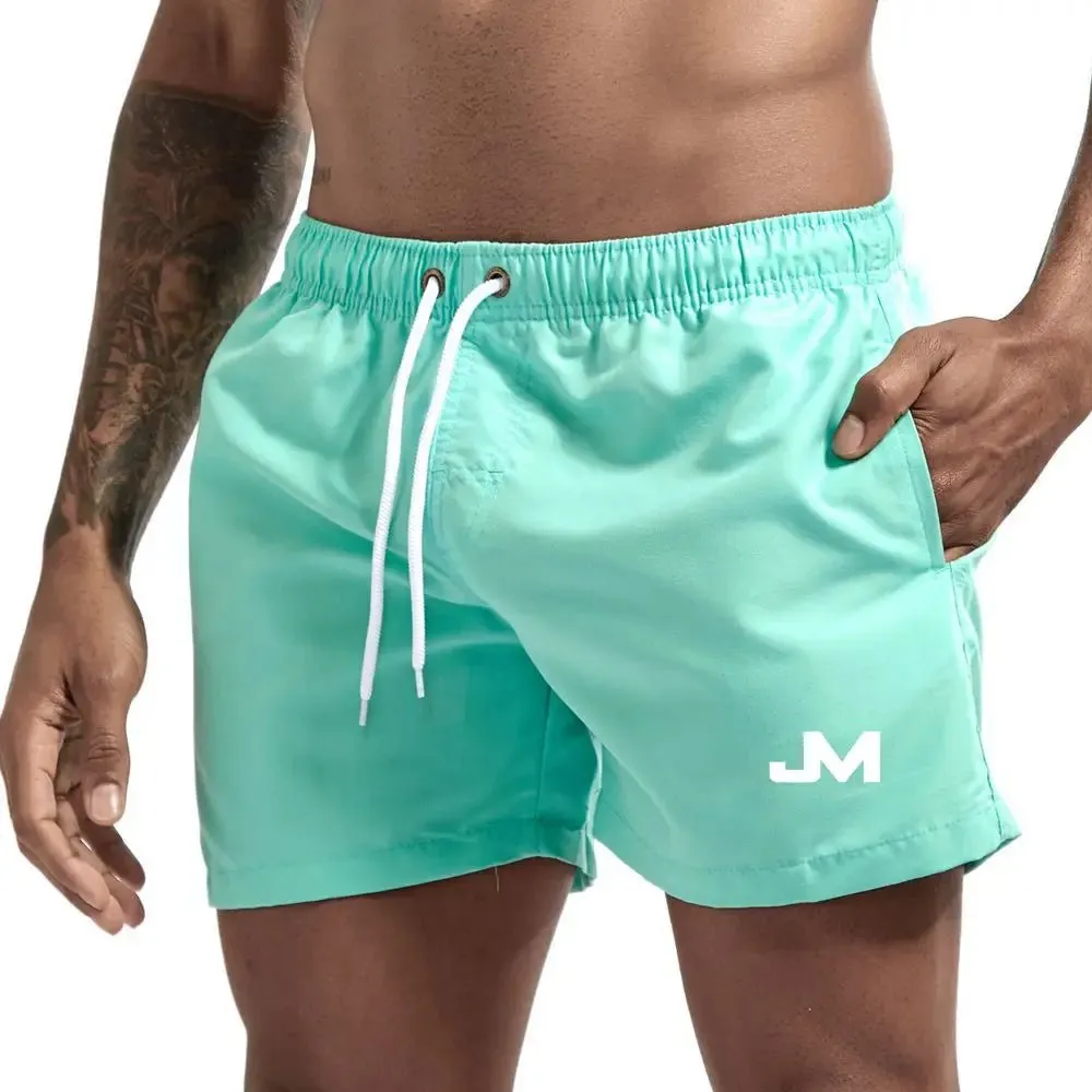 Quick drying, mid-length beach shorts