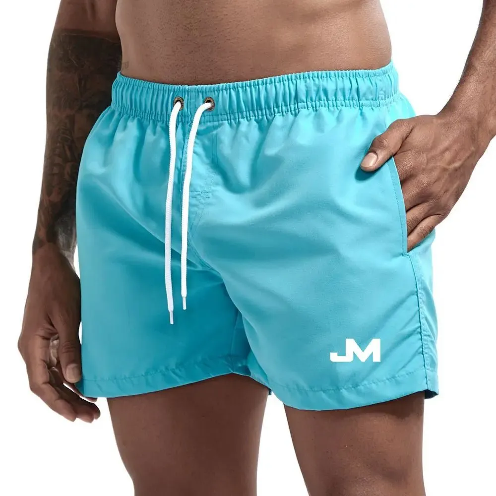 Quick drying, mid-length beach shorts
