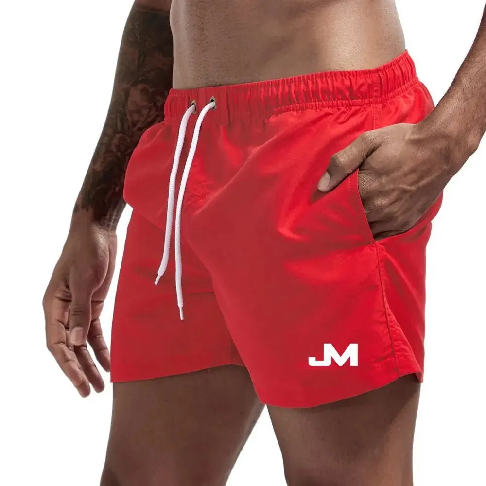 Quick drying, mid-length beach shorts