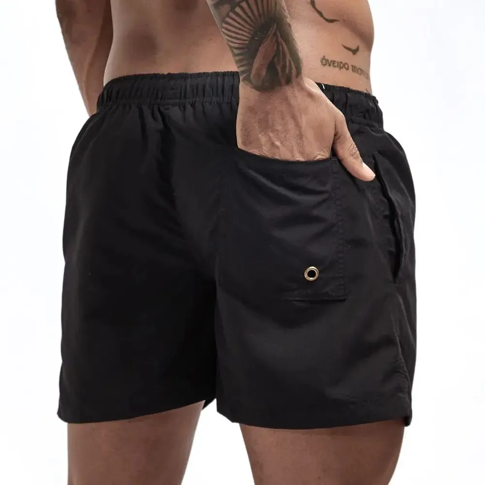Quick drying, mid-length beach shorts