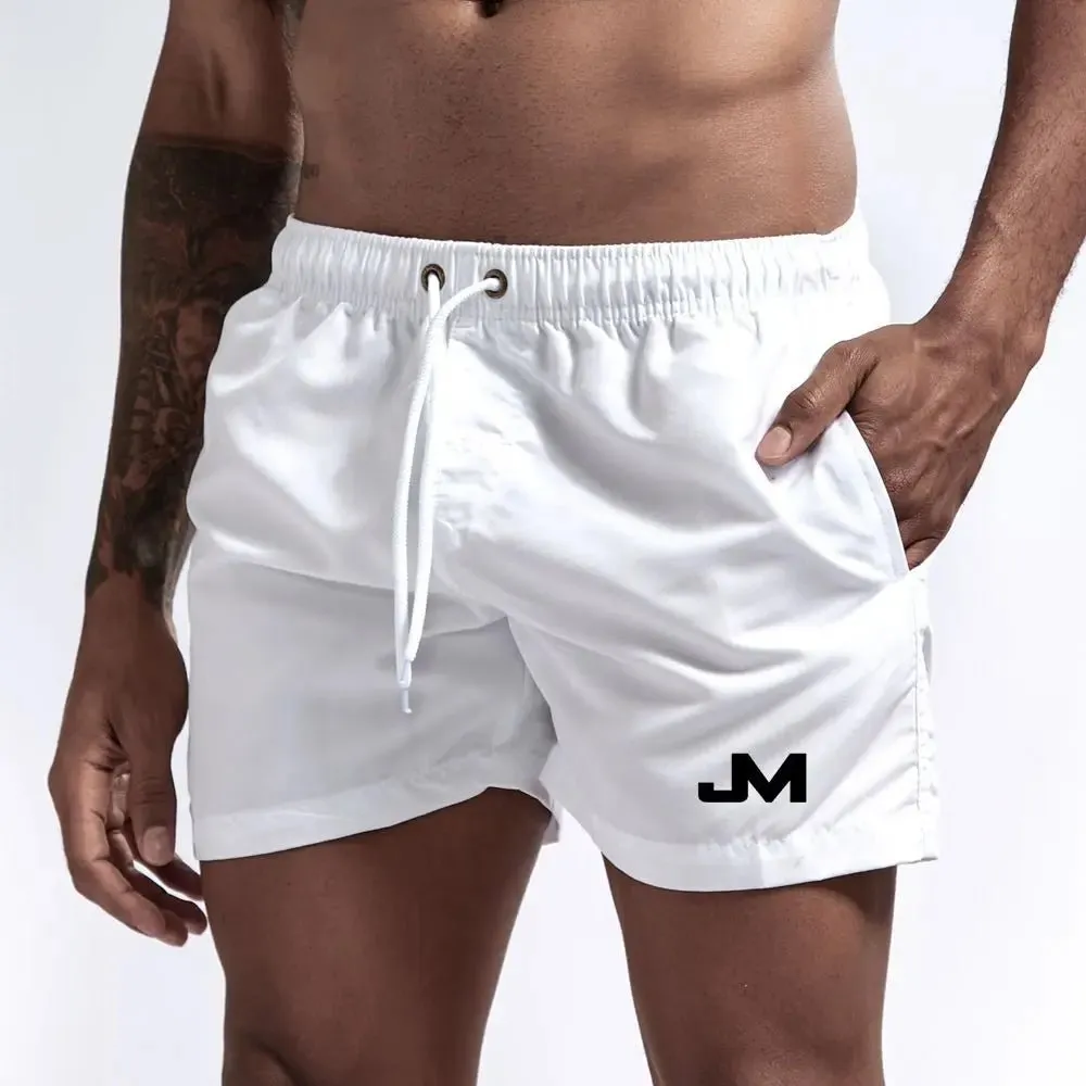 Quick drying, mid-length beach shorts