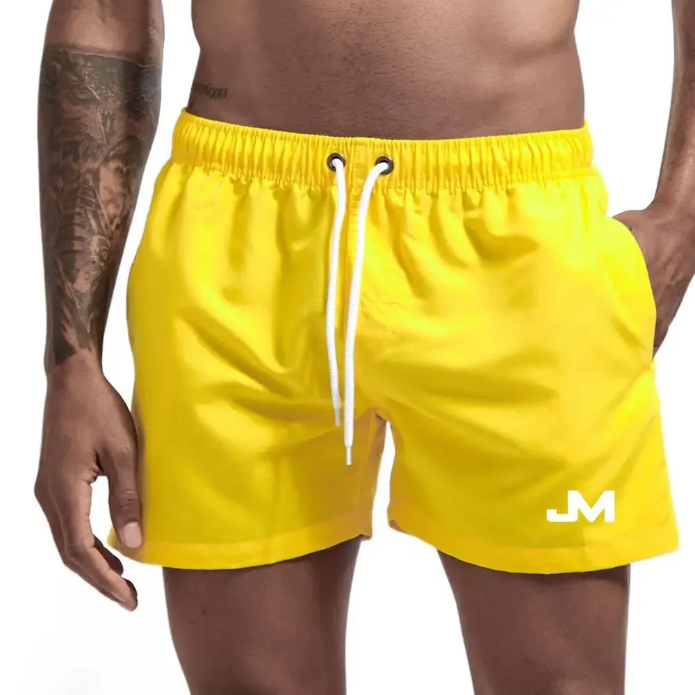 Quick drying, mid-length beach shorts