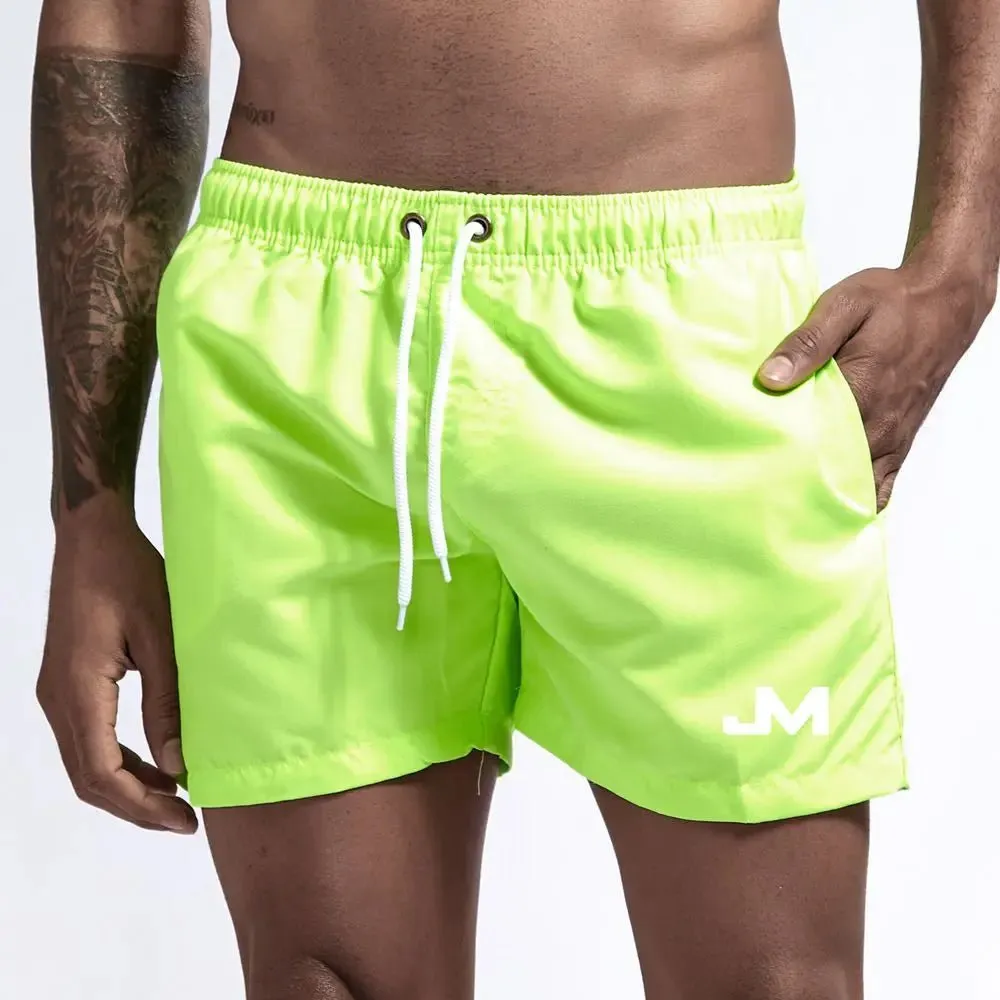 Quick drying, mid-length beach shorts