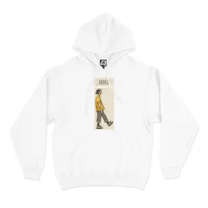"Bored, Just be You" Basic Hoodie White