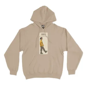 "Bored, Just be You" Fleece Hoodie Beige