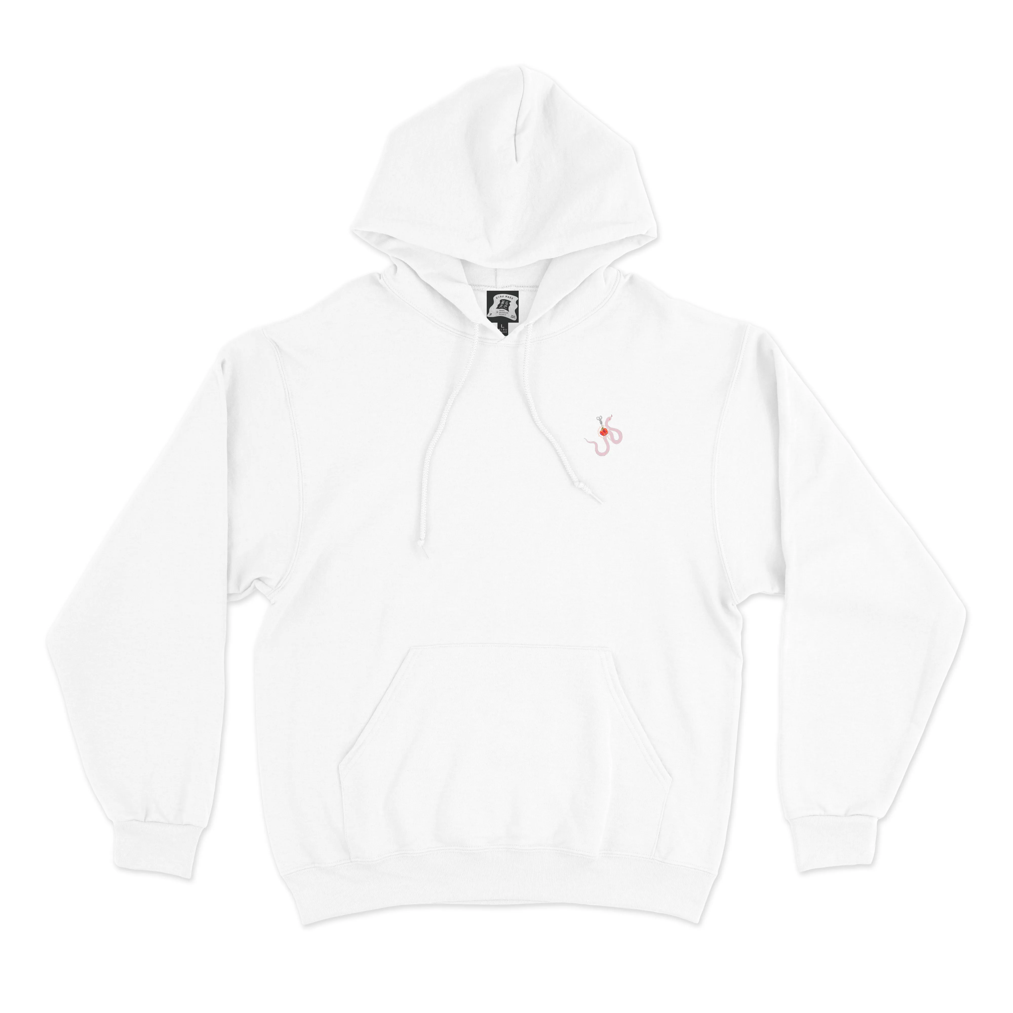 "Candy" Basic Hoodie Black/White