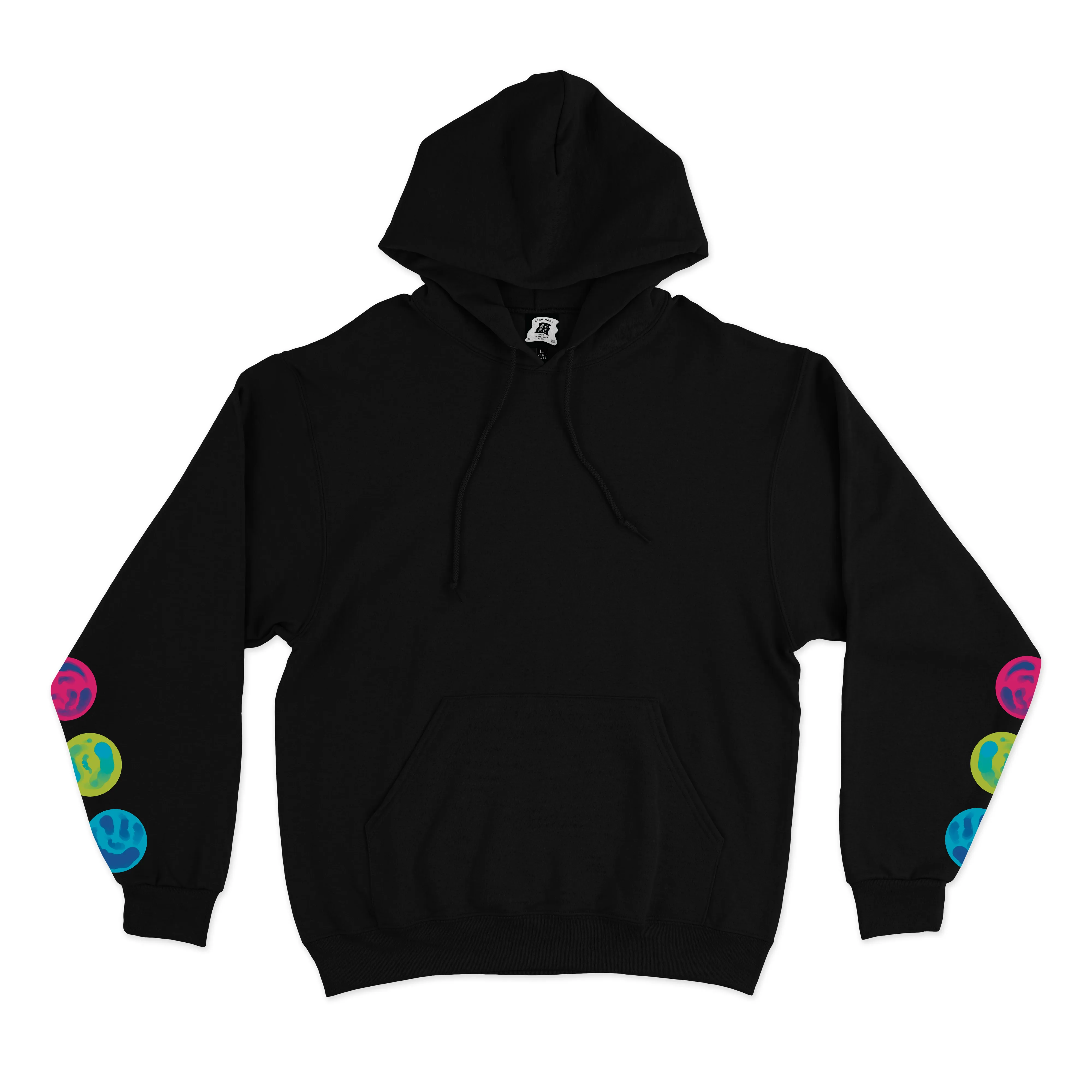 "Celestial Beast" Basic Hoodie Black