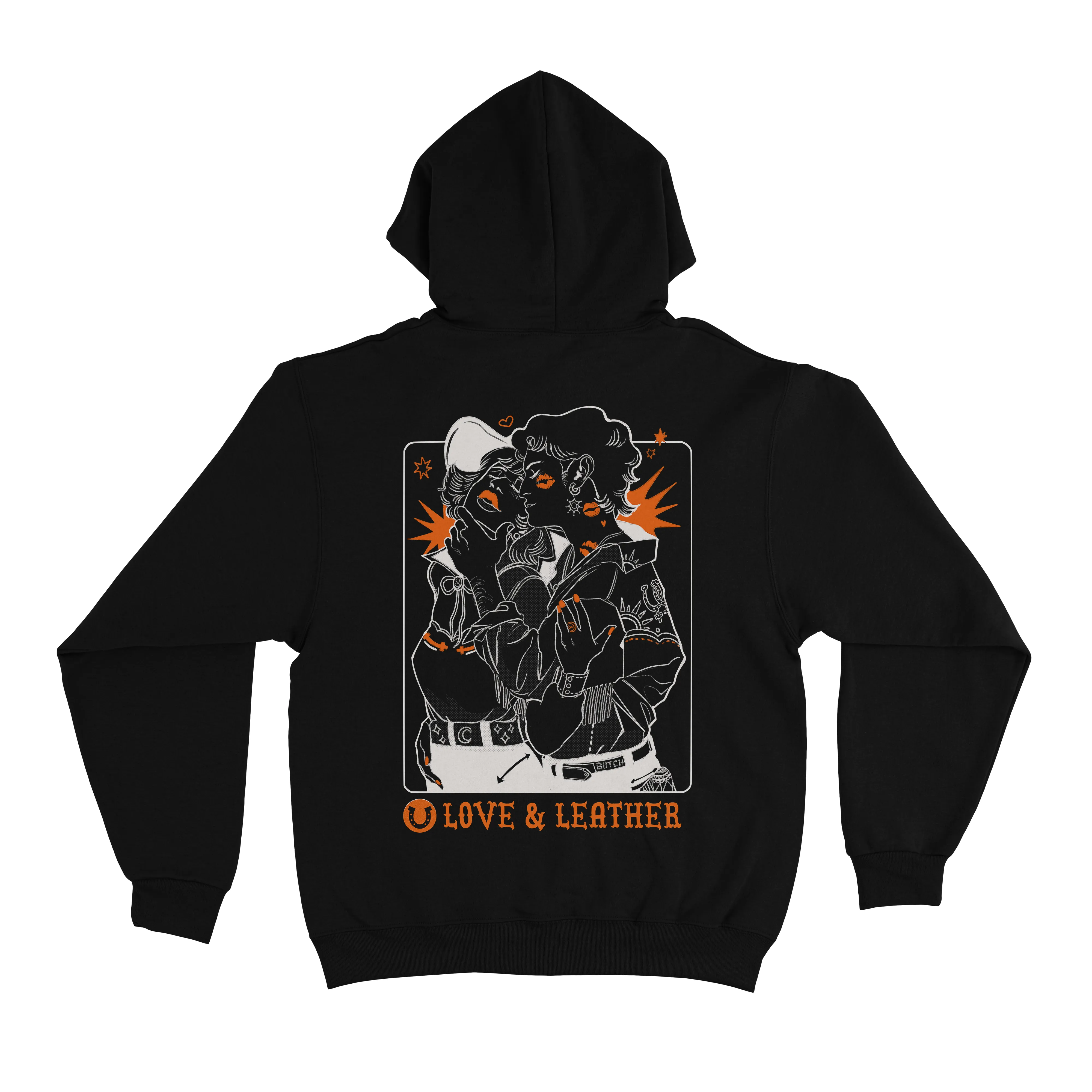 "Cowgirls Lovers" Basic Hoodie Black
