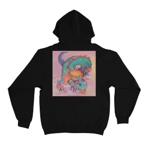 "Dragon" Basic Hoodie Black