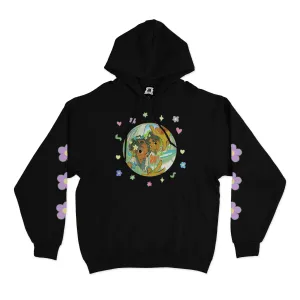 "Fisheye" Basic Hoodie White/Black