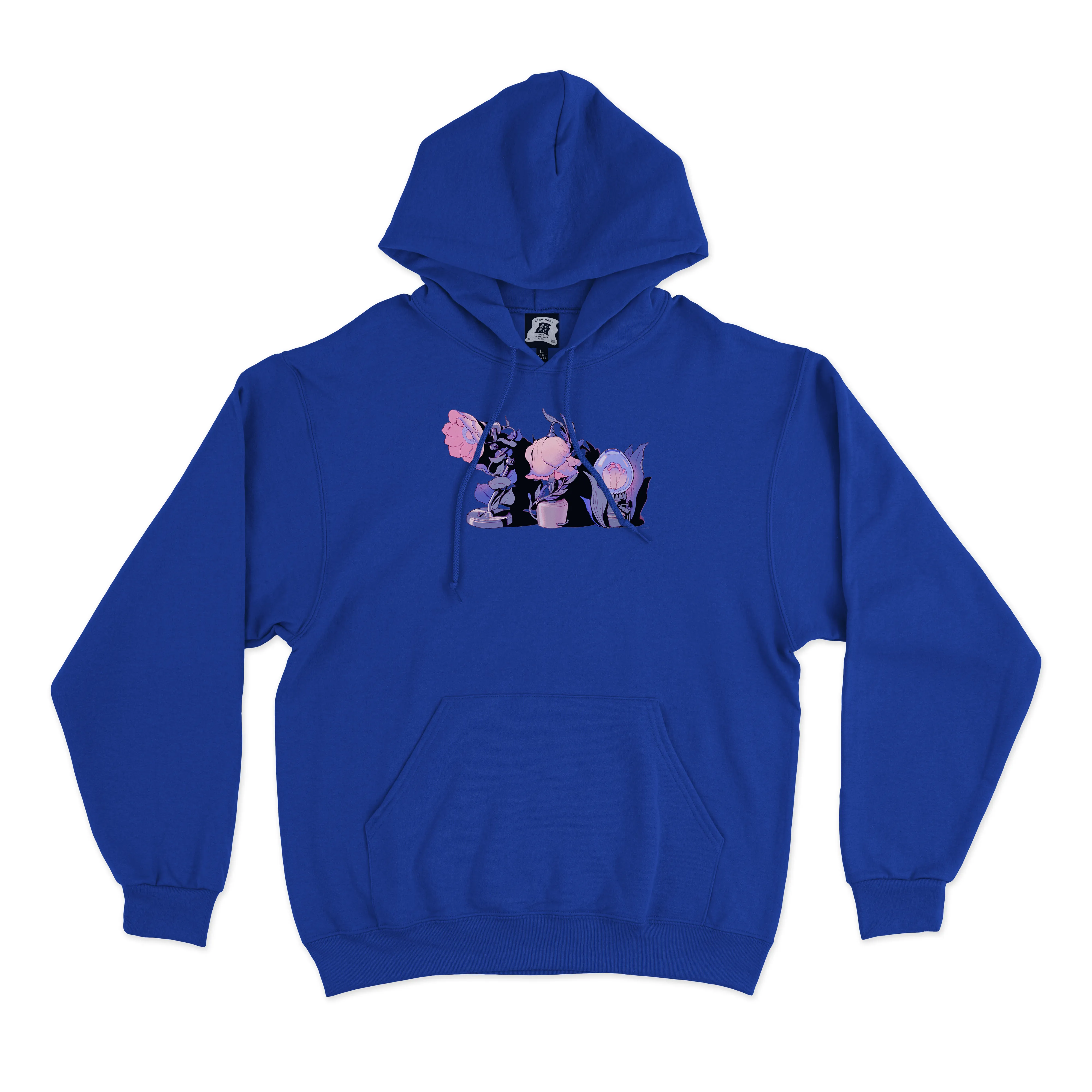 "Flower Lamp" Basic Hoodie Cobalt Blue
