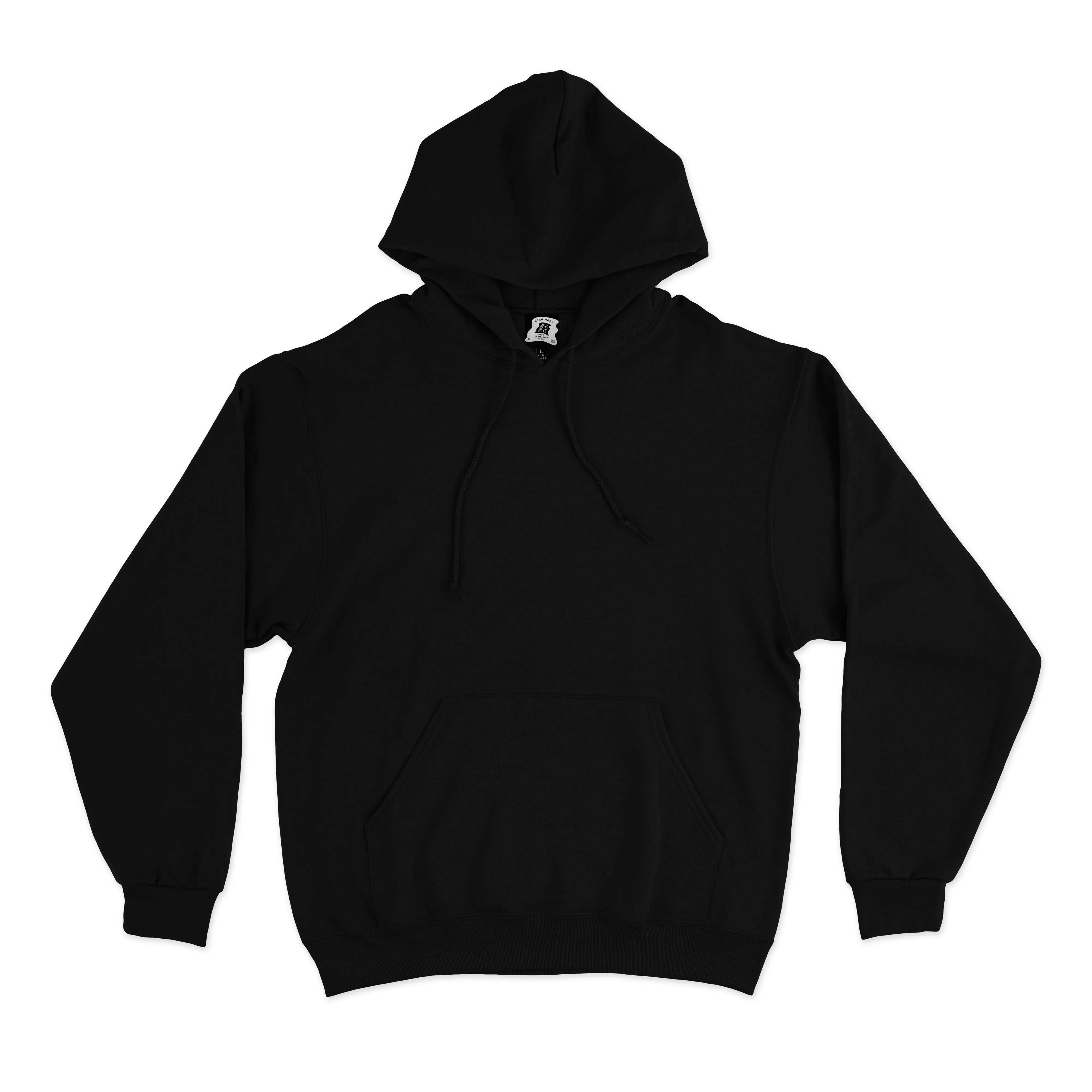 "Gray Feeling" Basic Hoodie Black/White