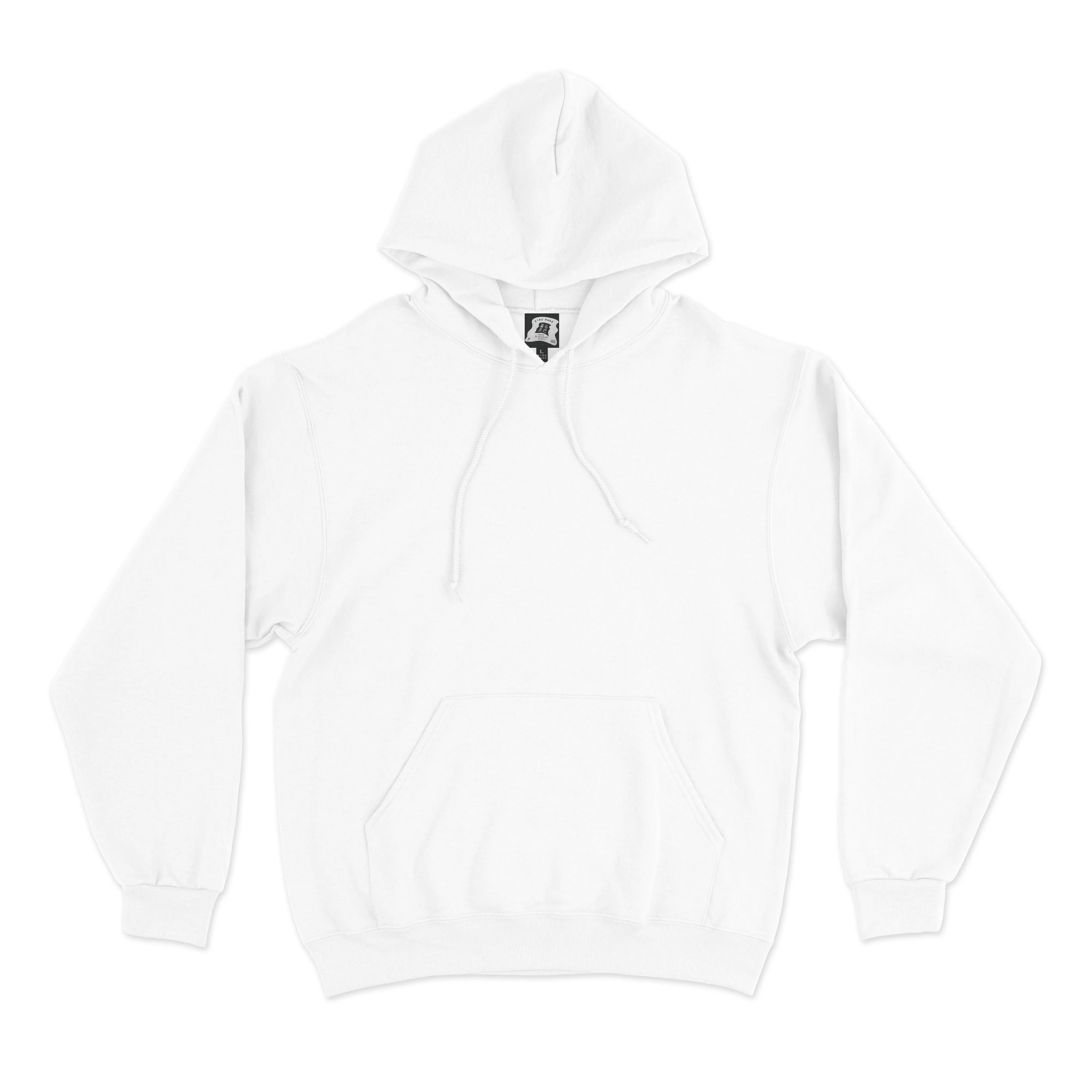 "Gray Feeling" Basic Hoodie Black/White