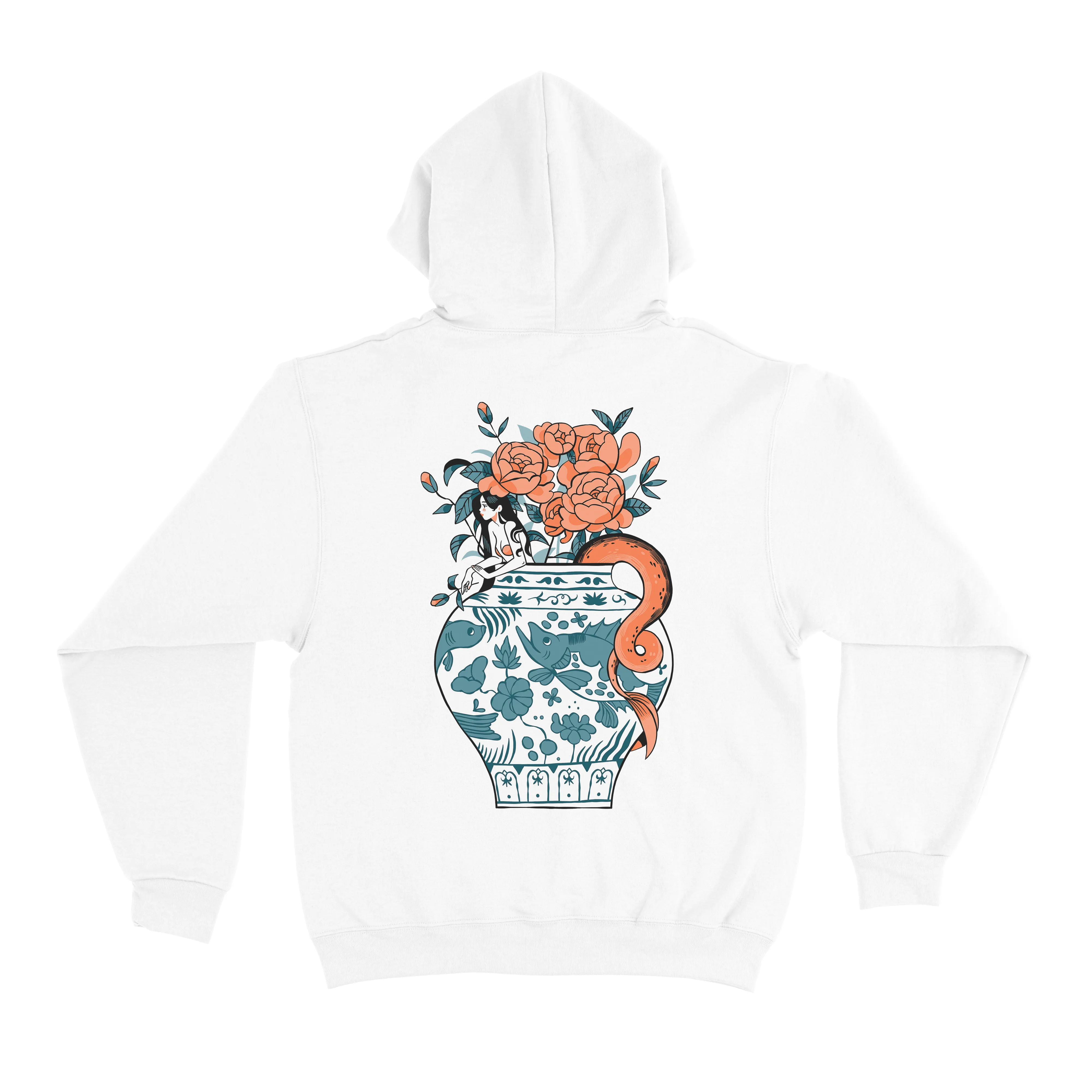 "Haven" Basic Hoodie White