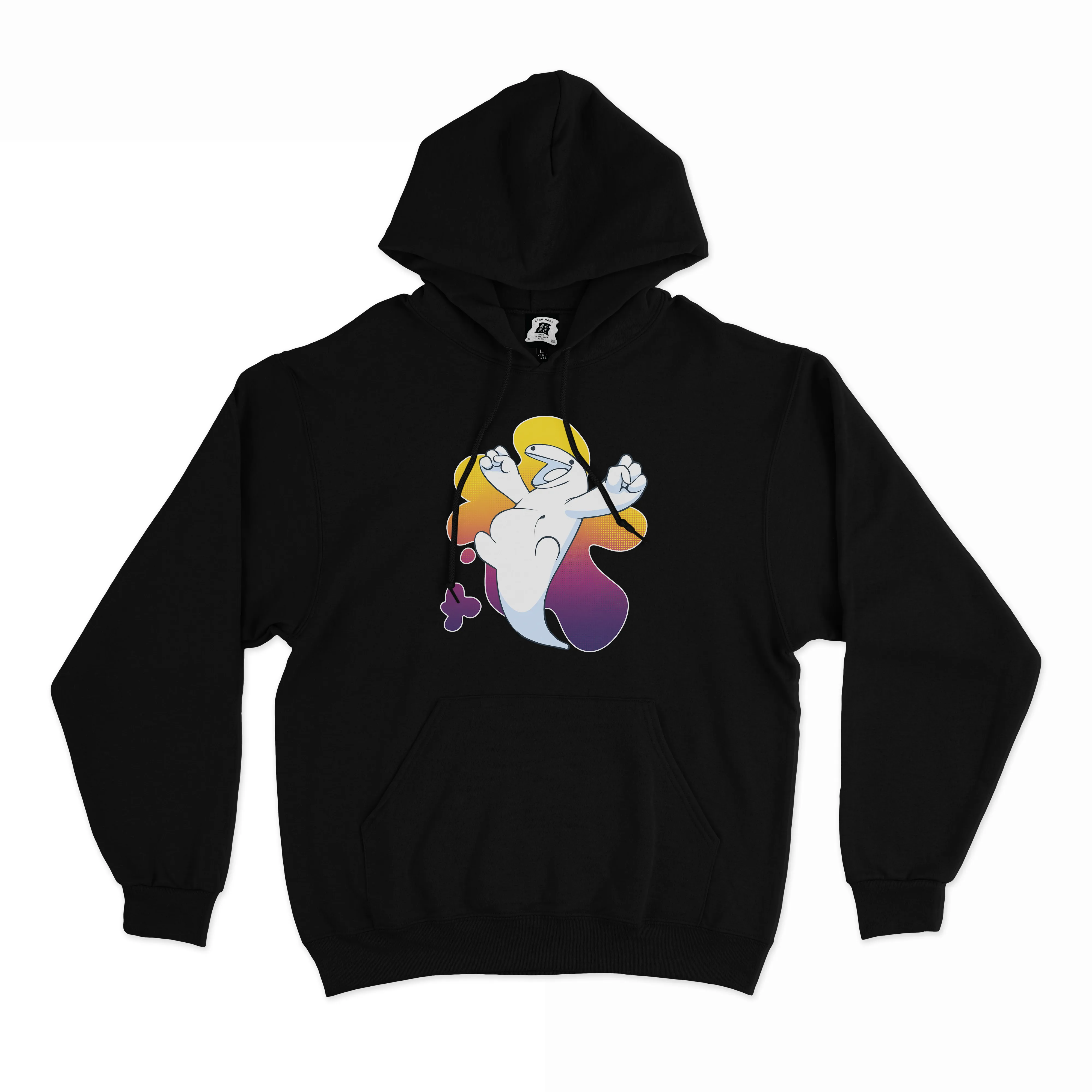 "Henry havin a good time" Basic Hoodie Black