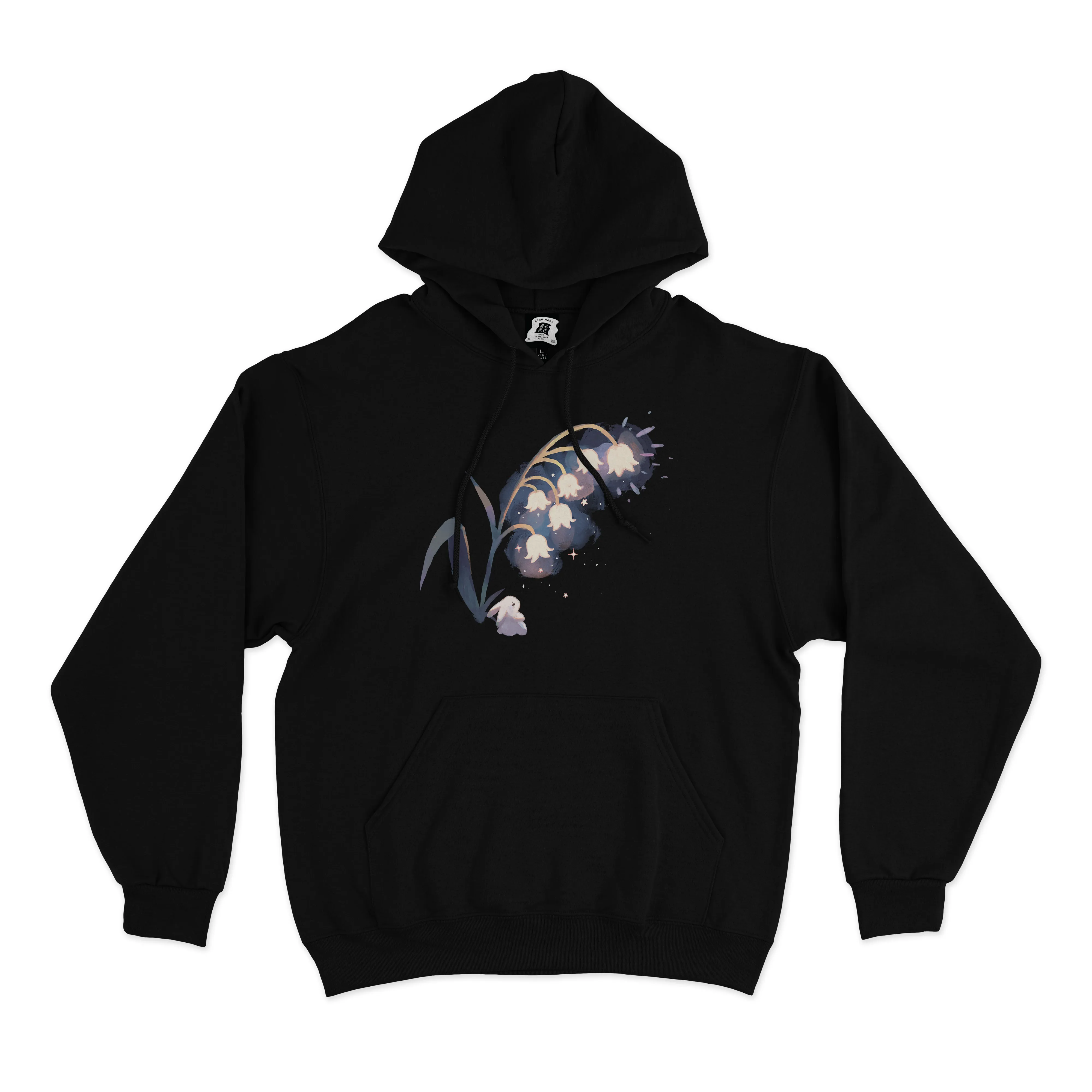 "Hopeful" Basic Hoodie Black