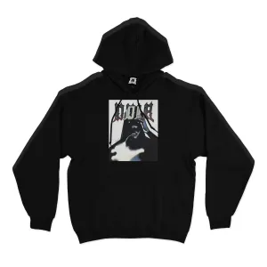 "Noir" Basic Hoodie Black/White