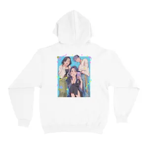 "Selfie 0.2" Basic Hoodie White