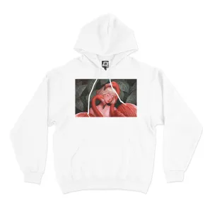 "Solace" Basic Hoodie White