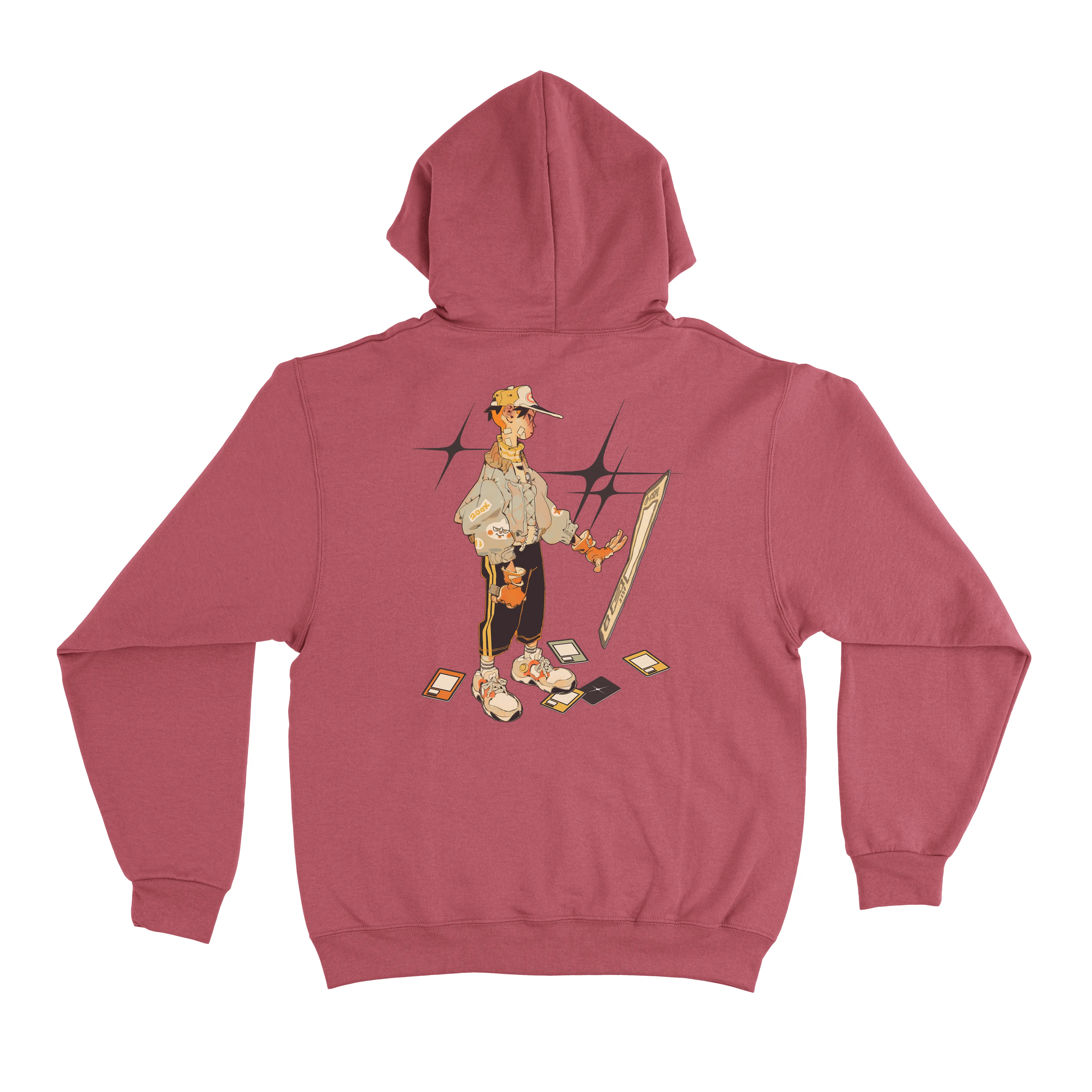 "TCG Boi" Basic Hoodie Pink