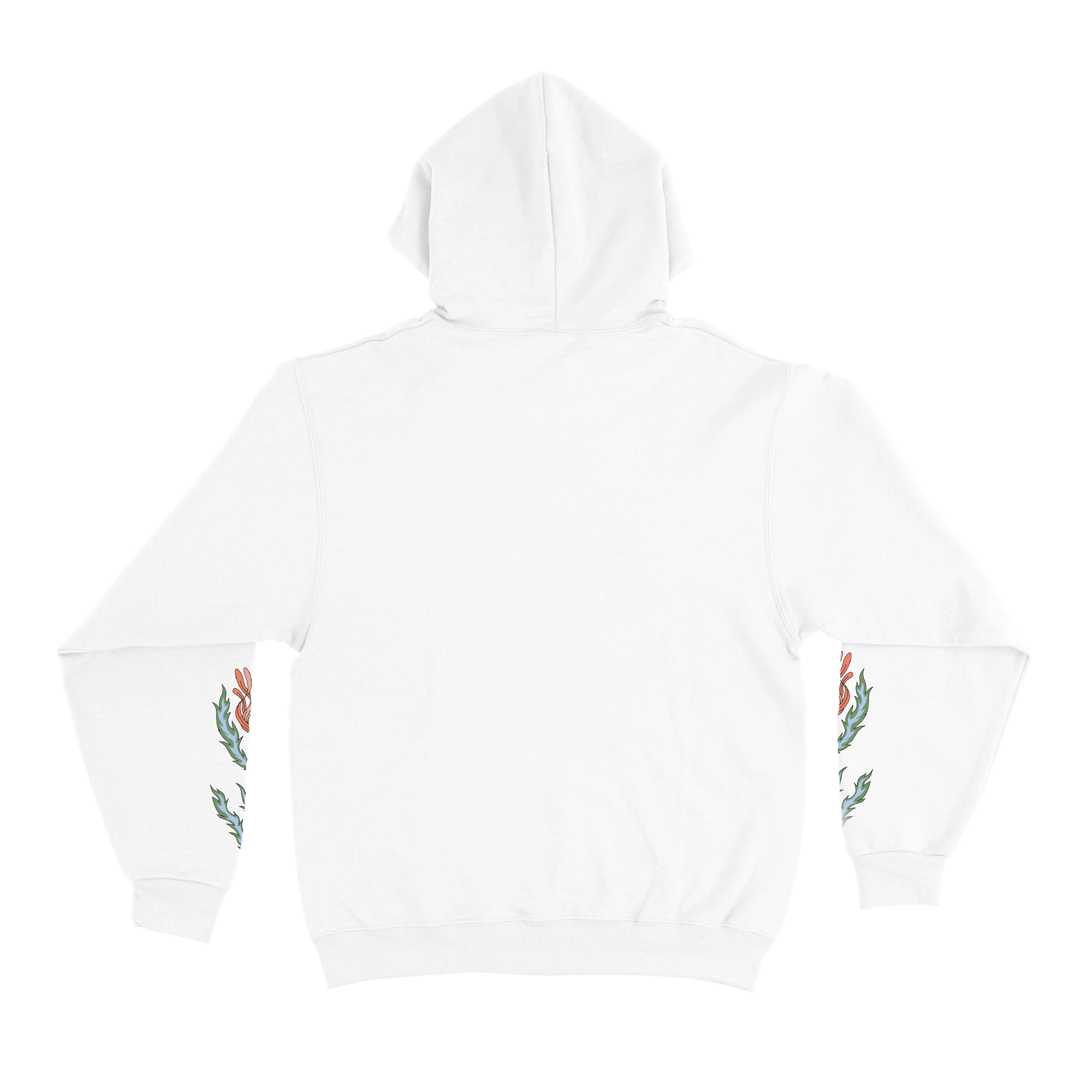 "Vase" Basic Hoodie White