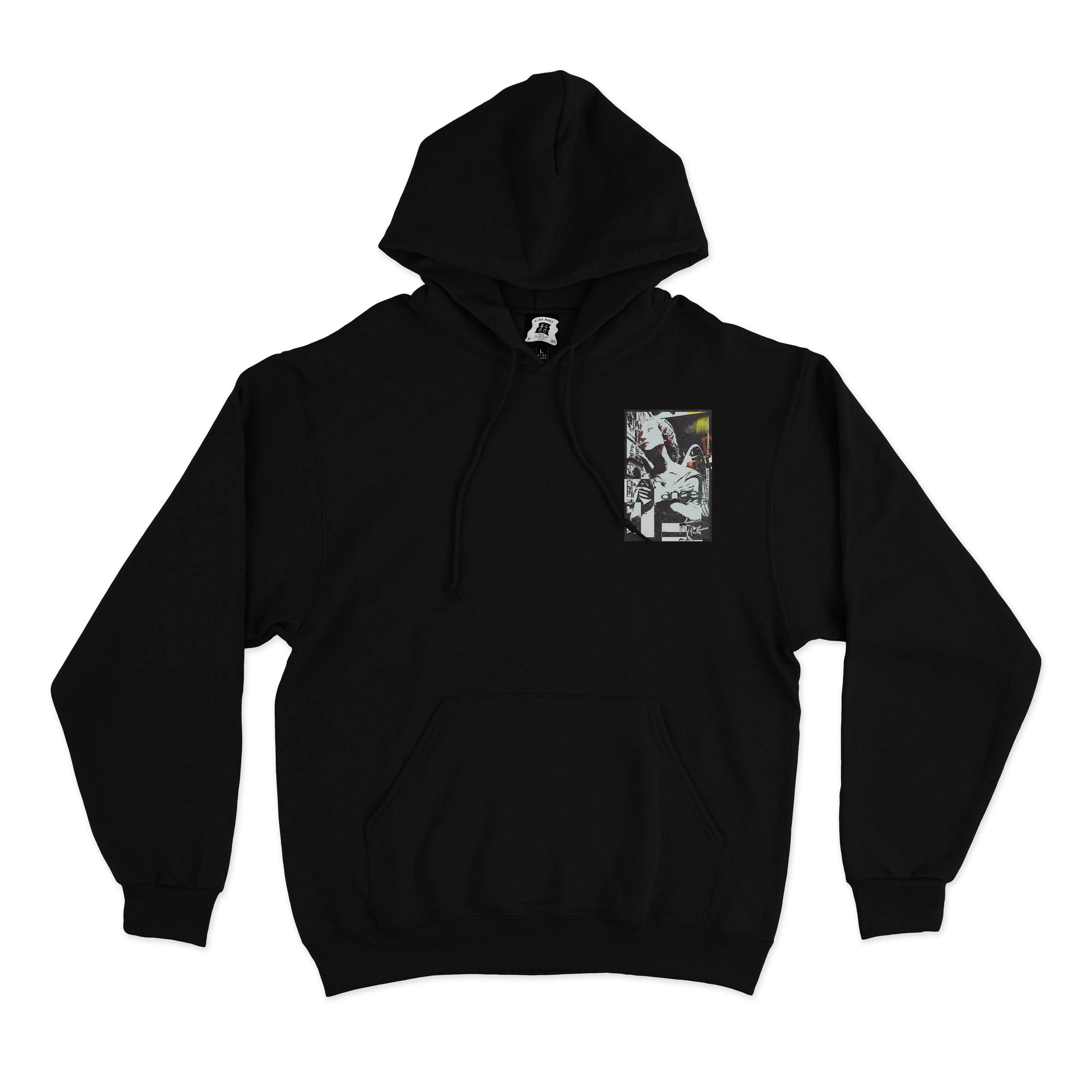 "Ventowol" Basic Hoodie Black