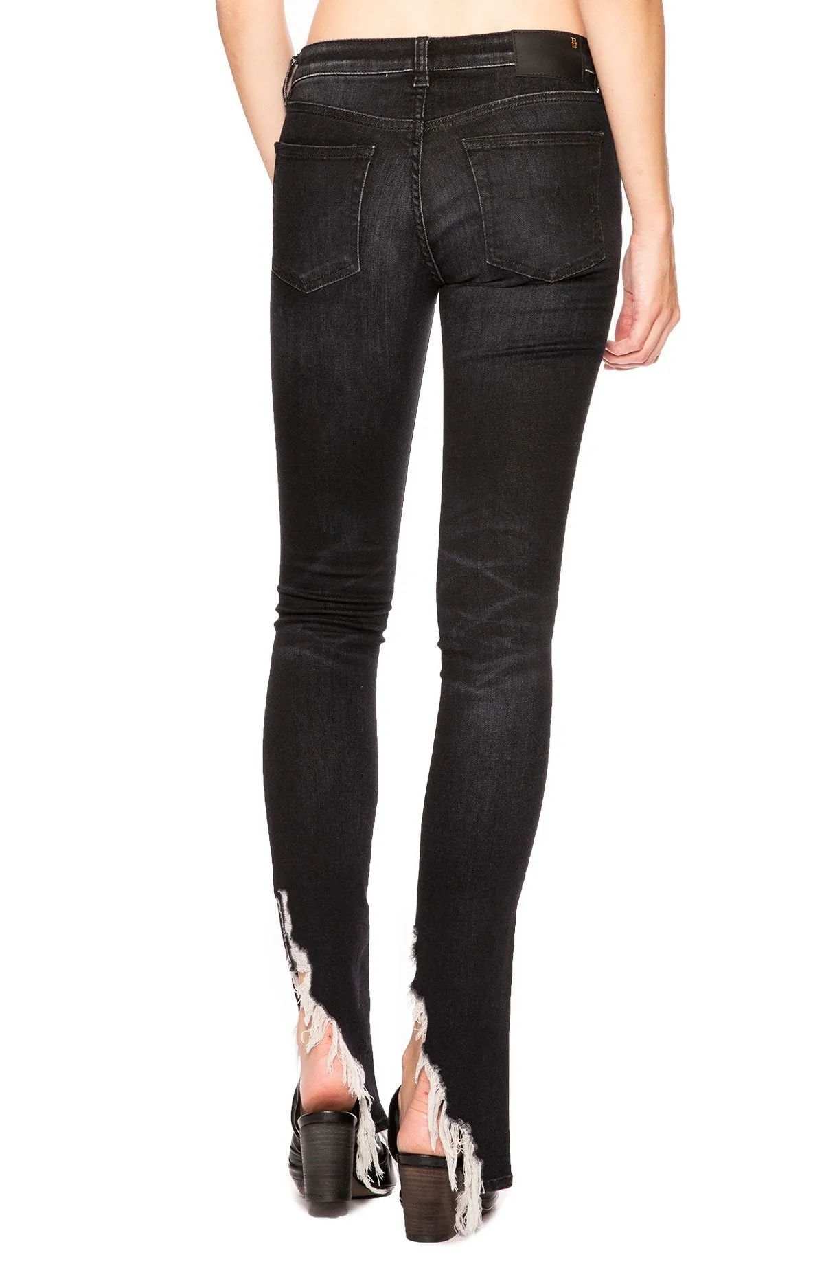 R13 Denim Women's Dark Moon Kate Skinny Jeans Size 25 $395 NWT