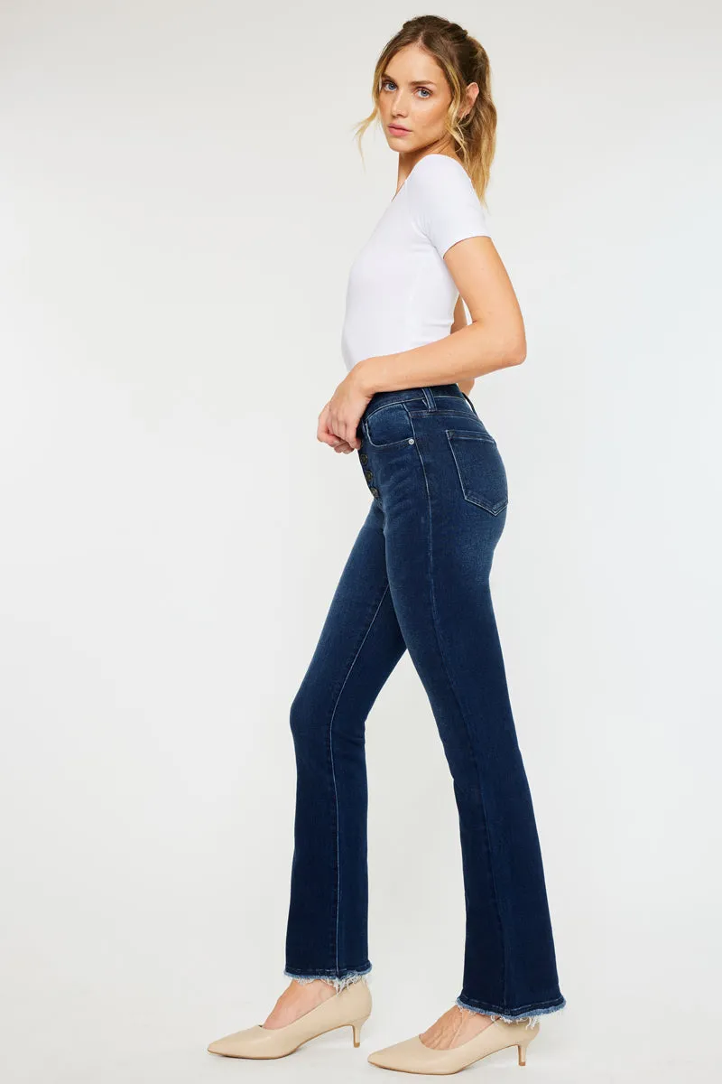 Rainn Ultra High Rise Flare Jeans