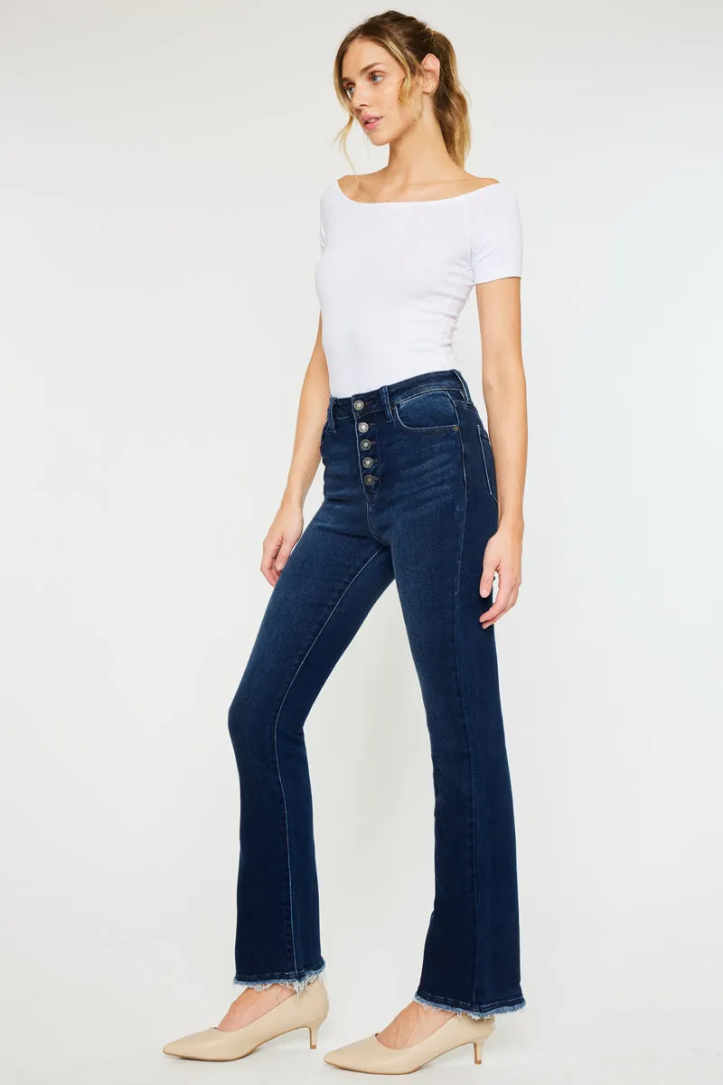 Rainn Ultra High Rise Flare Jeans