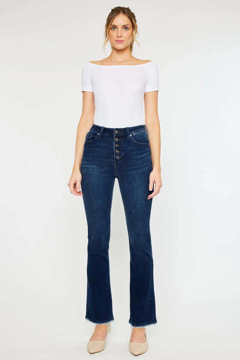 Rainn Ultra High Rise Flare Jeans