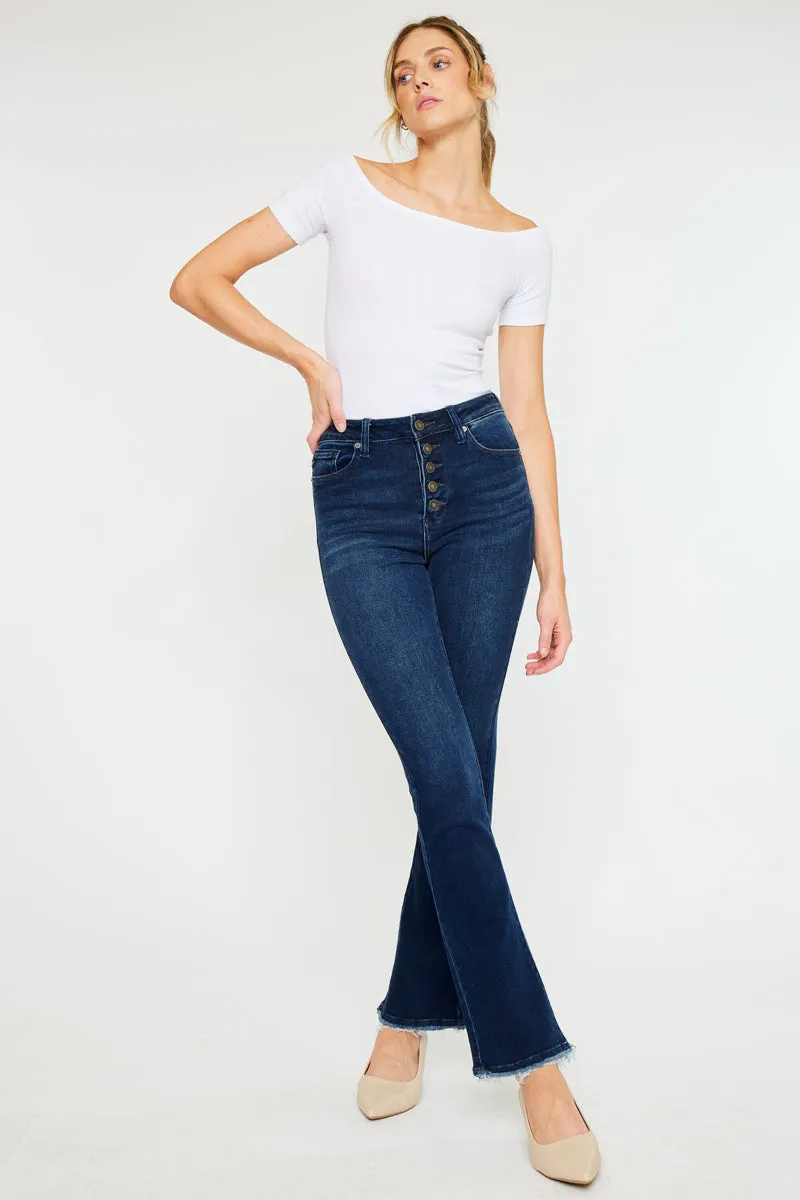 Rainn Ultra High Rise Flare Jeans