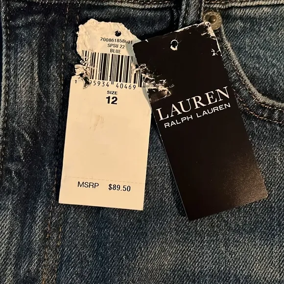 Ralph Lauren High-Rise Jean Shorts
