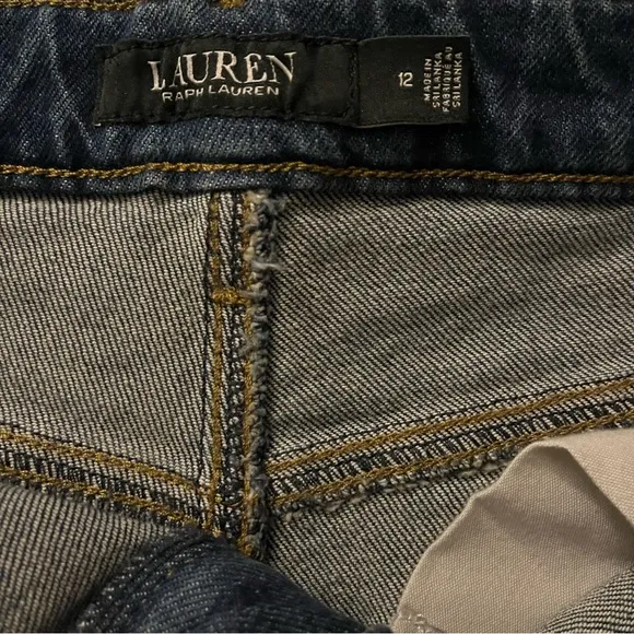 Ralph Lauren High-Rise Jean Shorts