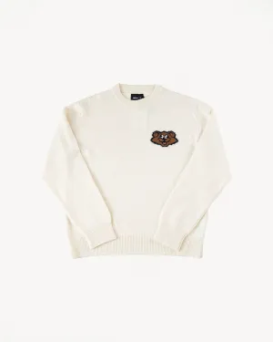 Real Shaggy Bear Pullover - Ecru