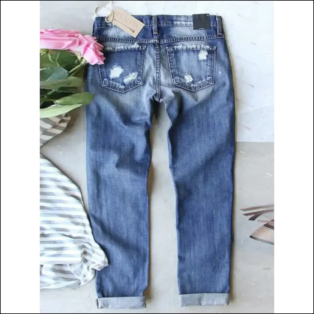 Rebel in Style: Needful Things Distressed Chic Straight Jeans 🍑💥