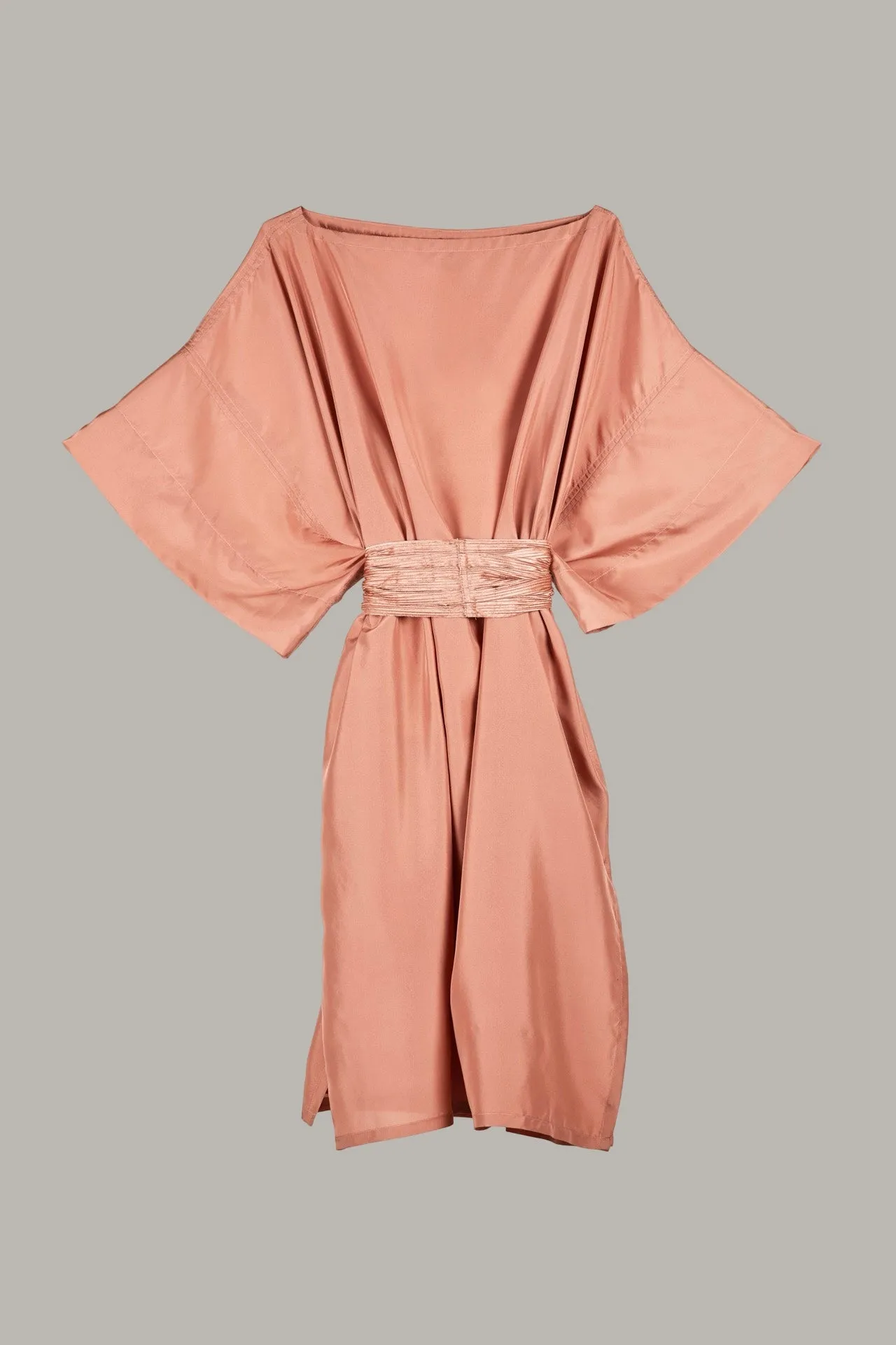 Rectangle Kaftan & Sash in Sienna Silk