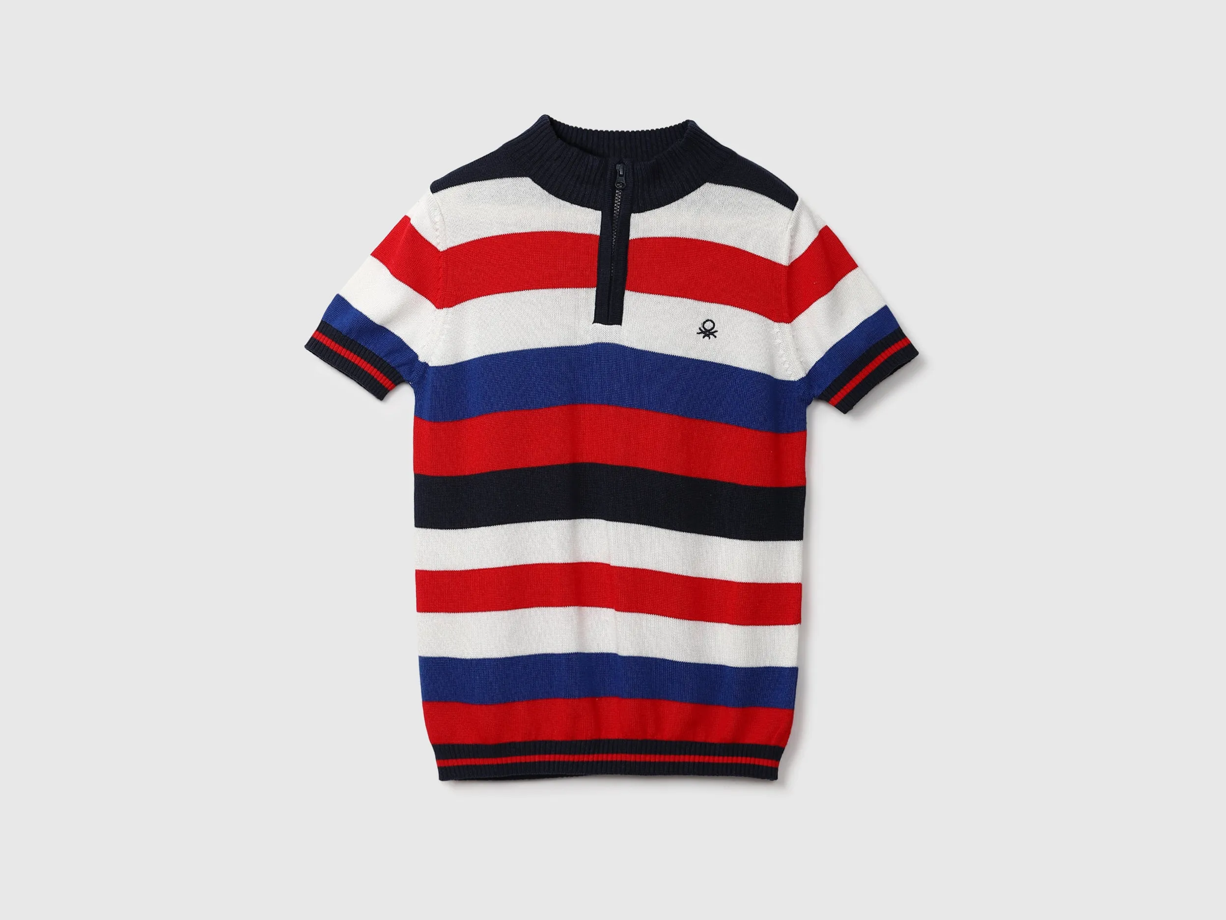 Red And Blue Striped Sweater