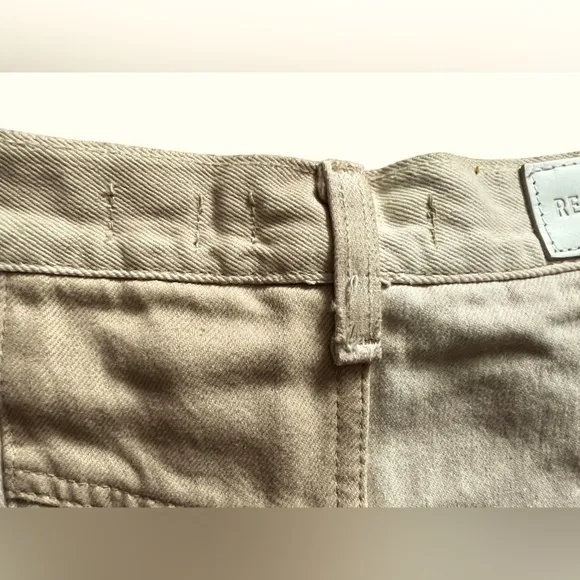 ReDone Patch Denim Shorts