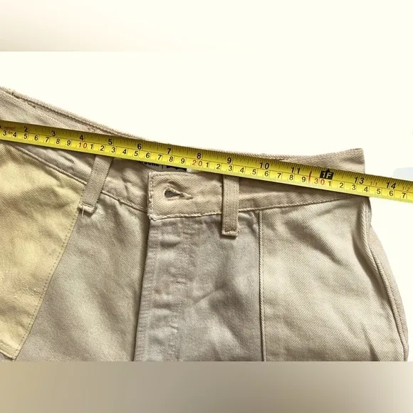ReDone Patch Denim Shorts