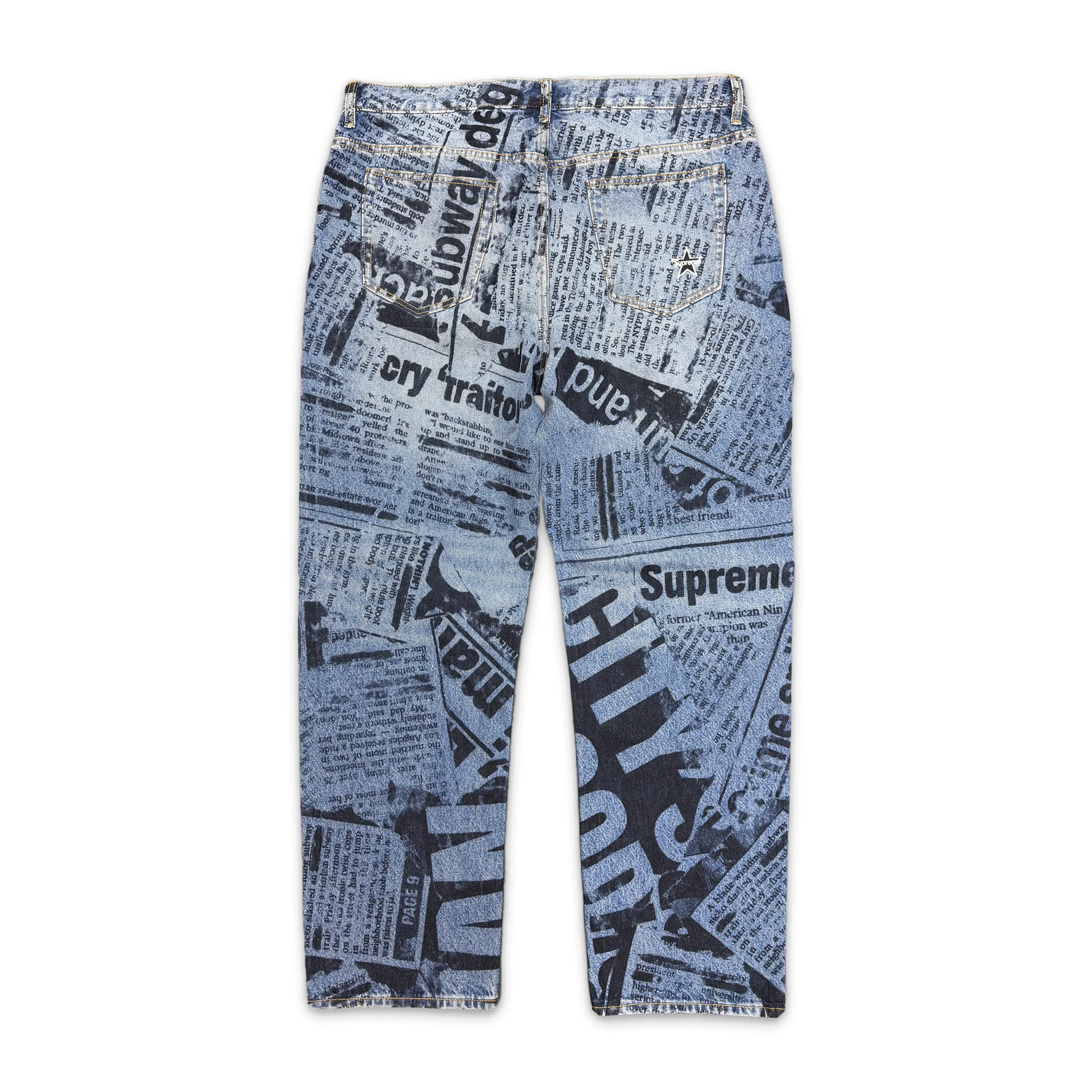 Regular Jean SS25 "News Print"