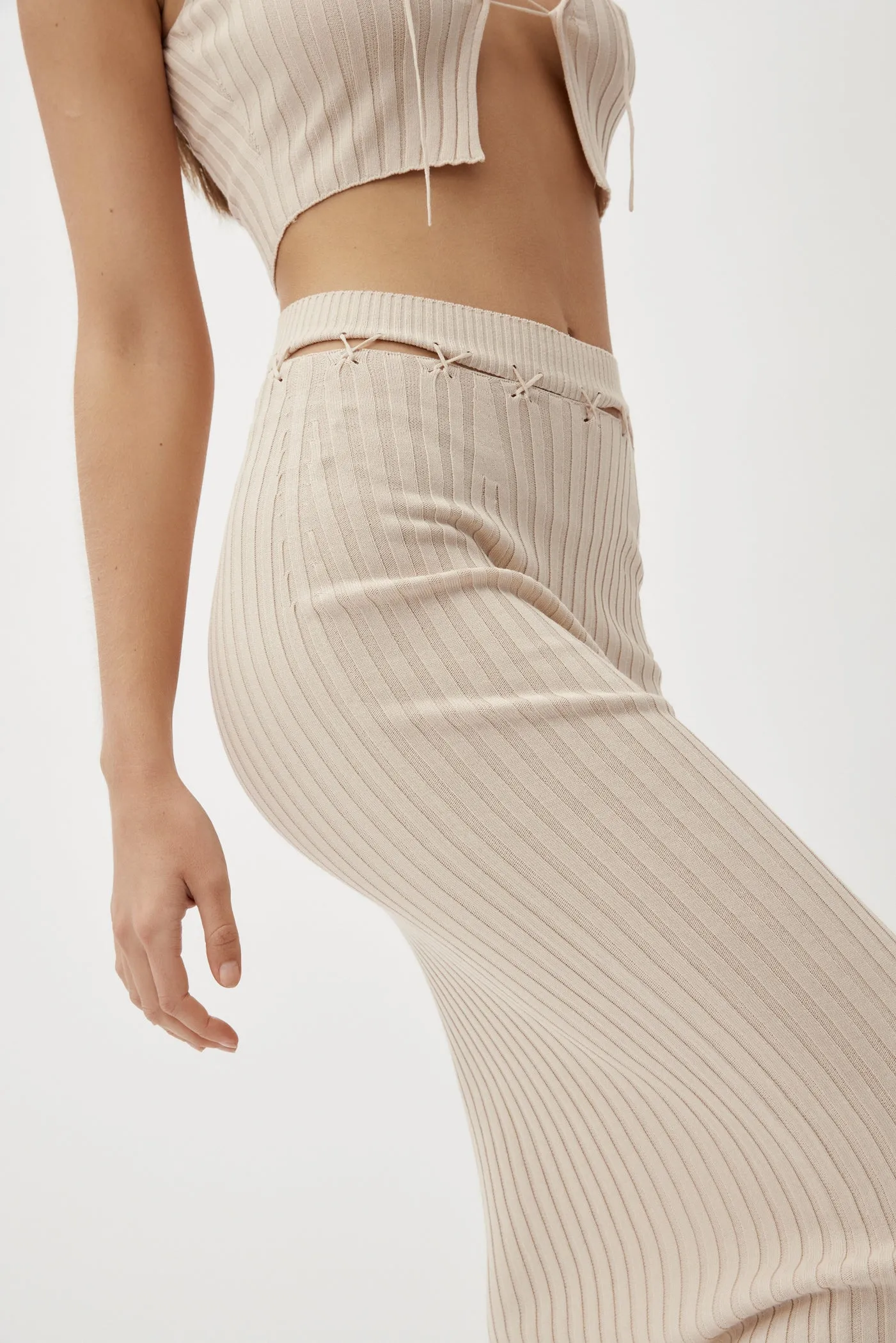Reposier Tan Skirt