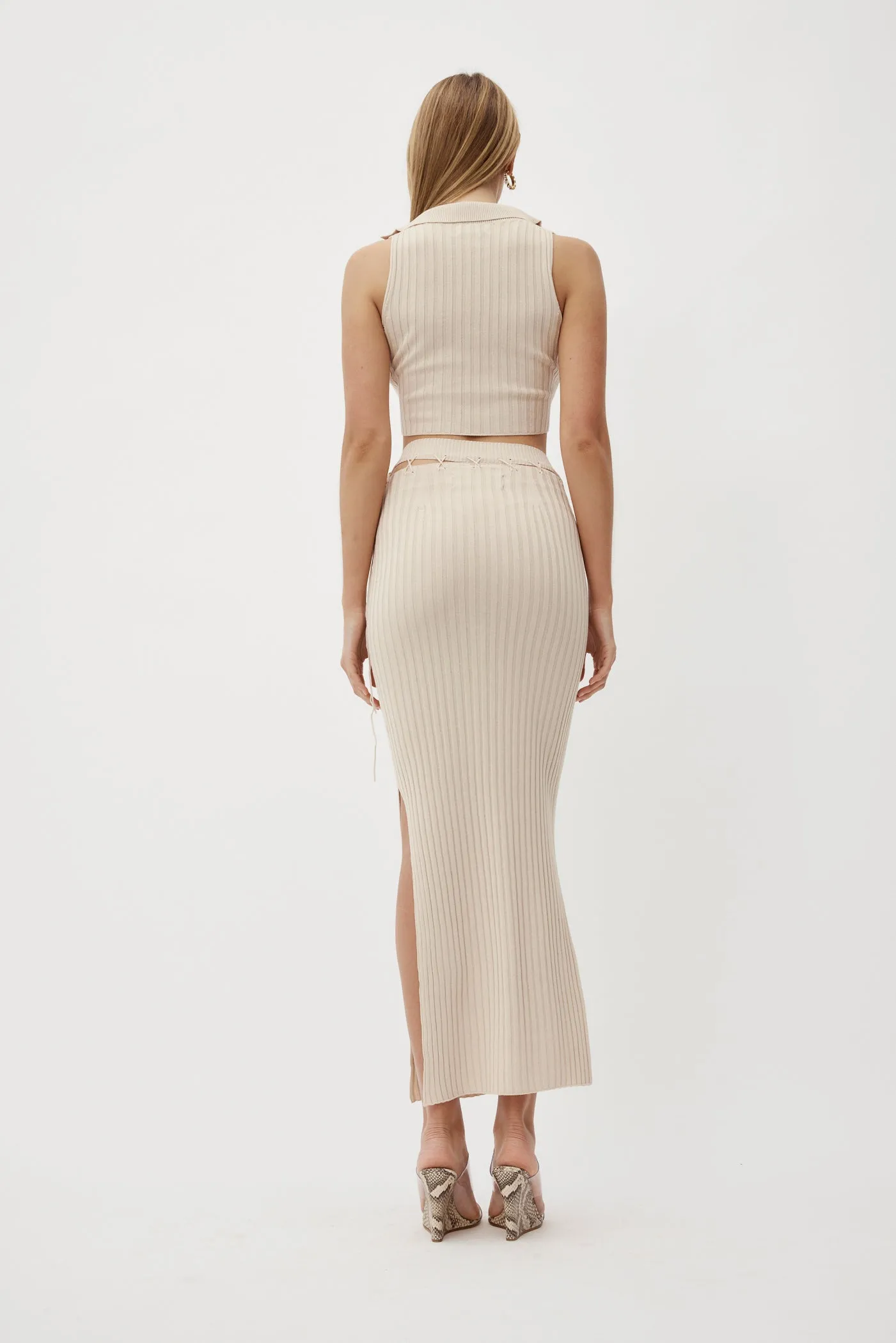 Reposier Tan Skirt
