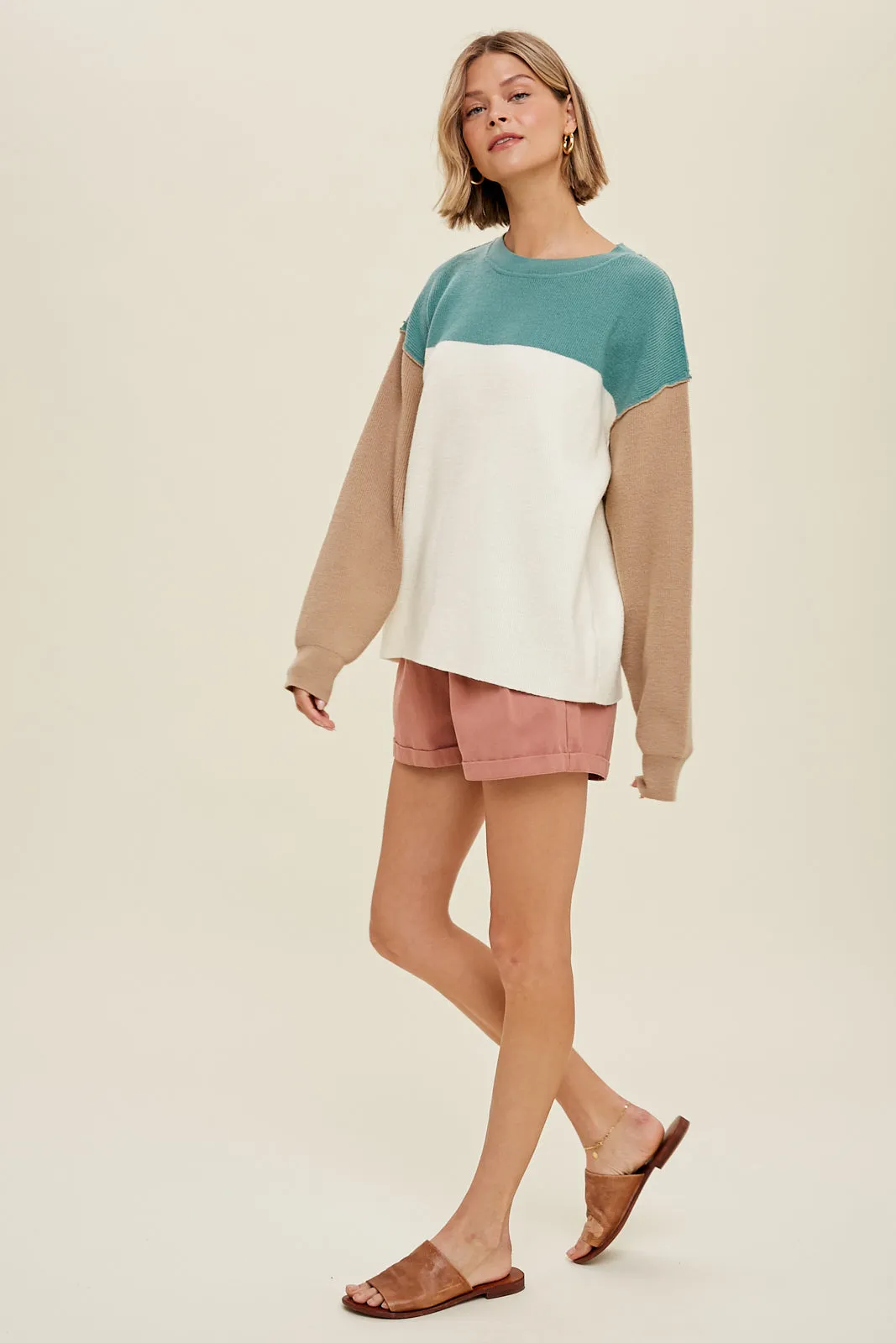 Reverse Stitch Sweater