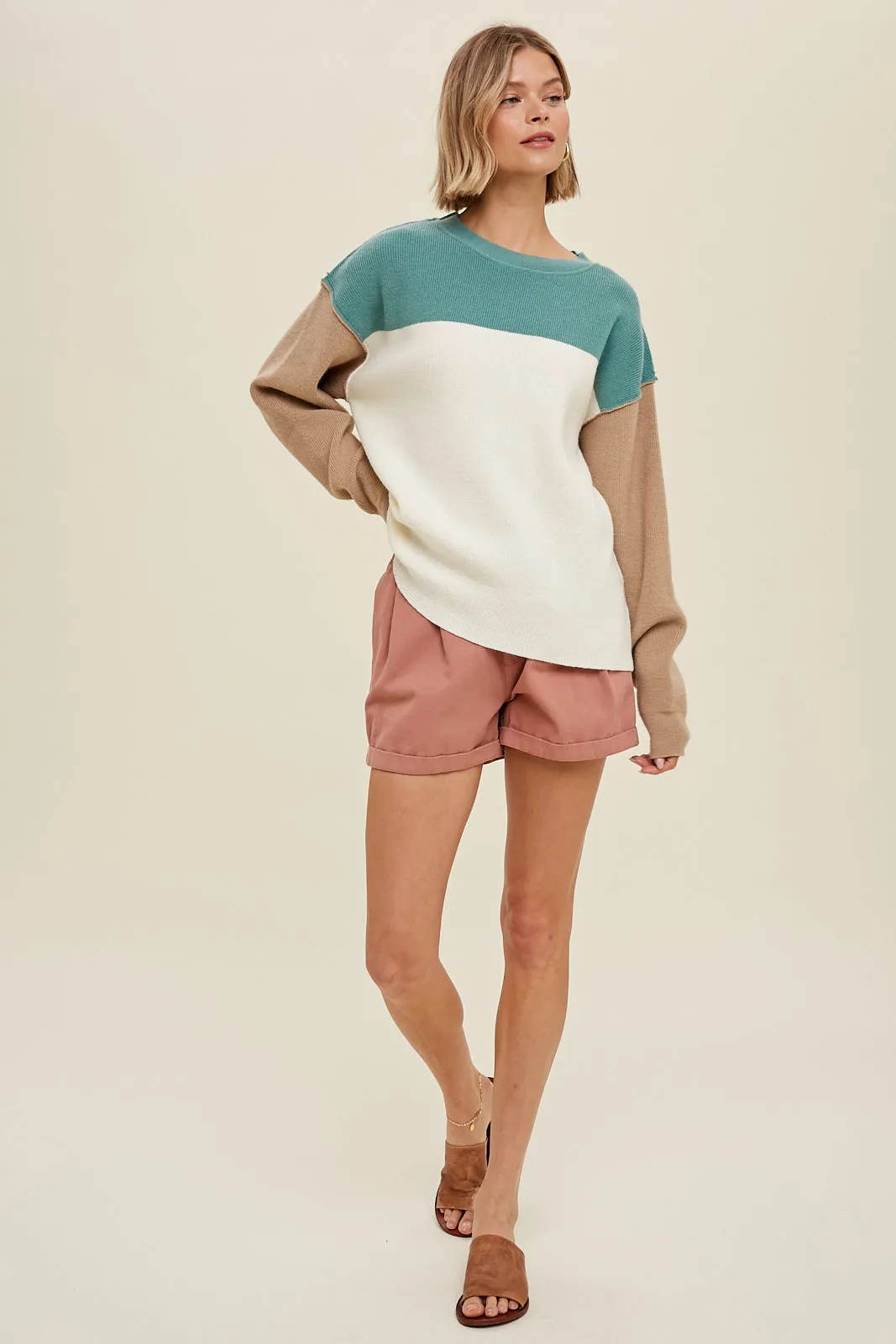 Reverse Stitch Sweater