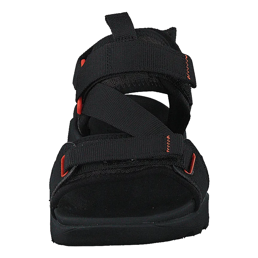 Ripcord 2 Strap Sandal Black Webbing