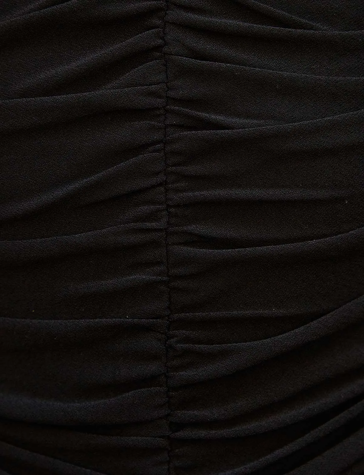 Riva Ruched Off-The-Shoulder Top in Black
