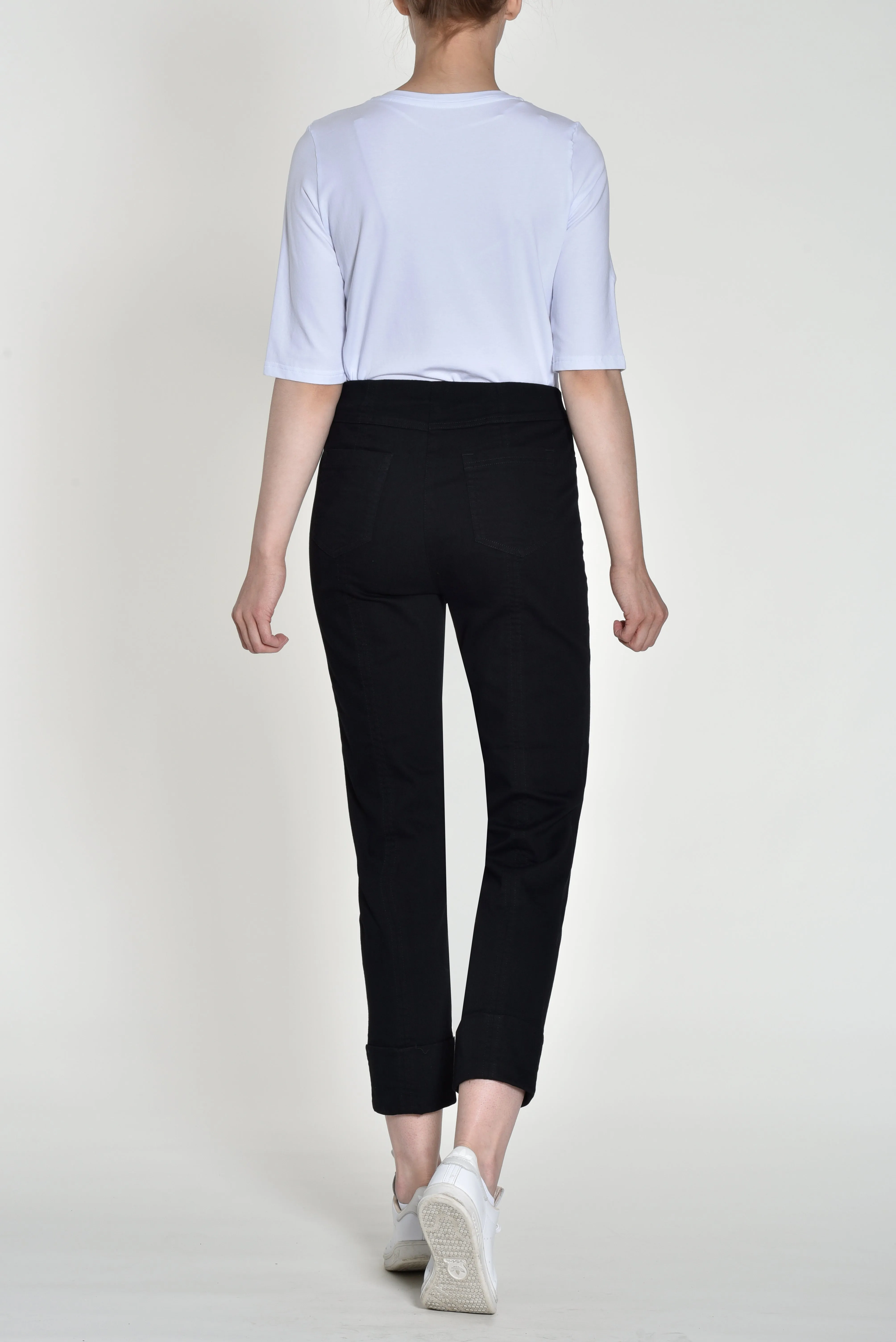 Robell Bella 09 Stretch Denim Trousers - Black