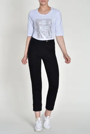 Robell Bella 09 Stretch Denim Trousers - Black