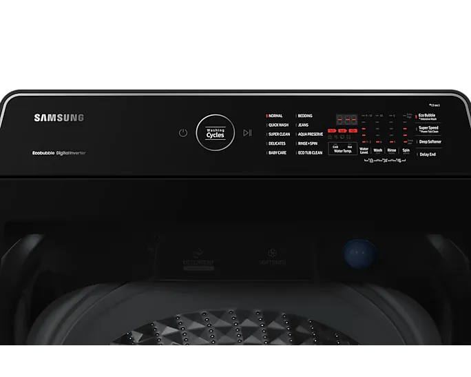 Samsung 15Kg Top load Washer with Ecobubble™ and Digital Inverter Technology WA15CG5745BVFA