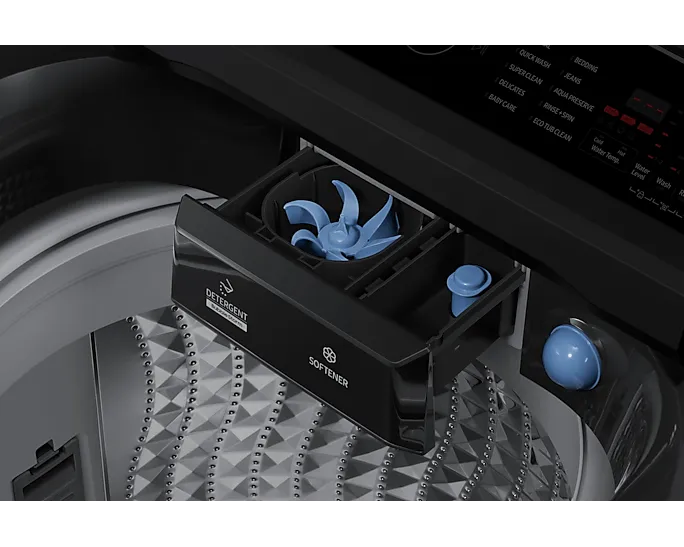 Samsung 15Kg Top load Washer with Ecobubble™ and Digital Inverter Technology WA15CG5745BVFA
